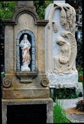 Socha Ježiša na cintoríne