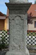 Socha sv. Františka Xaverského podstavec
